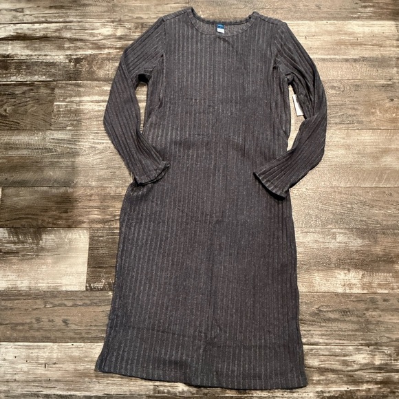 Old Navy Dresses & Skirts - NWT Old Navy Maternity Ribbed Long Sleeve Dress Size Large